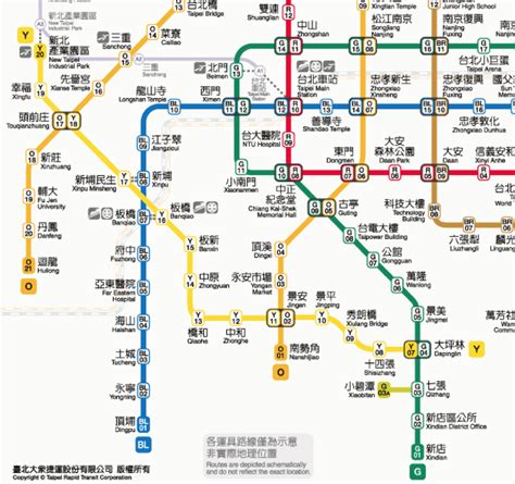 台北捷運路線圖 環狀線